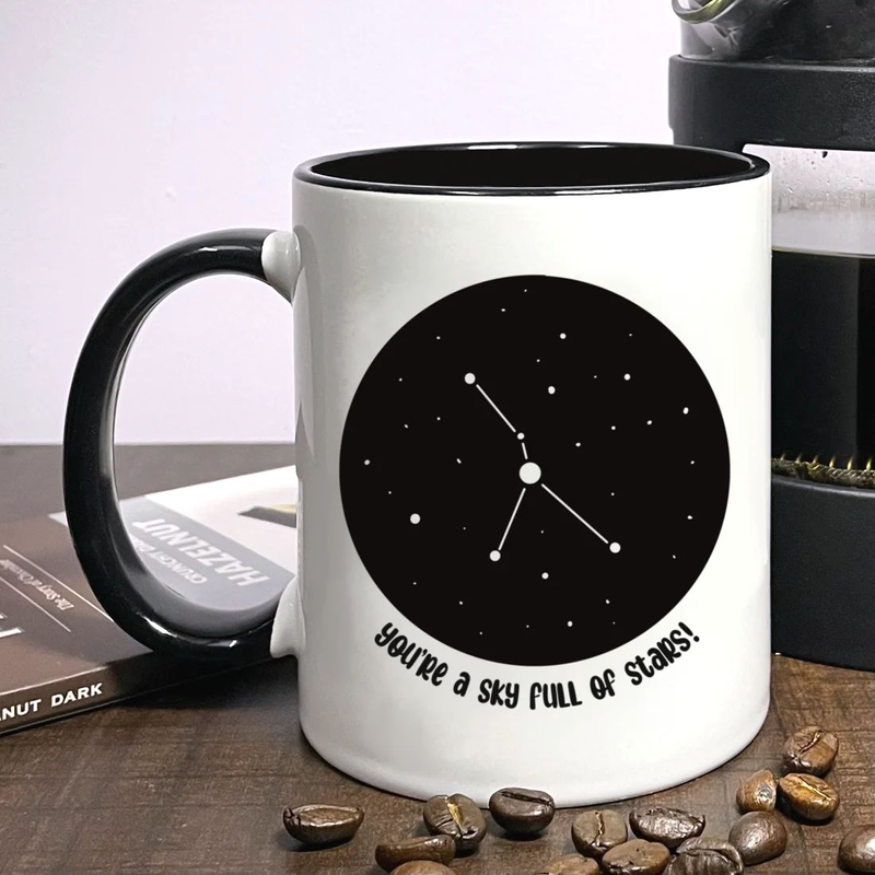 Cancer Zodiac Sign Ceramic Coffee Mug